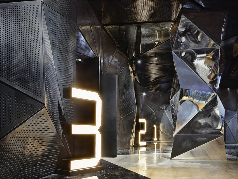 暗黑科技風格電影院裝修設計-第4張圖片-上海古都建筑設計集團 暗黑科技風格電影院裝修設計-第4張圖片-上海古都建筑設計集團