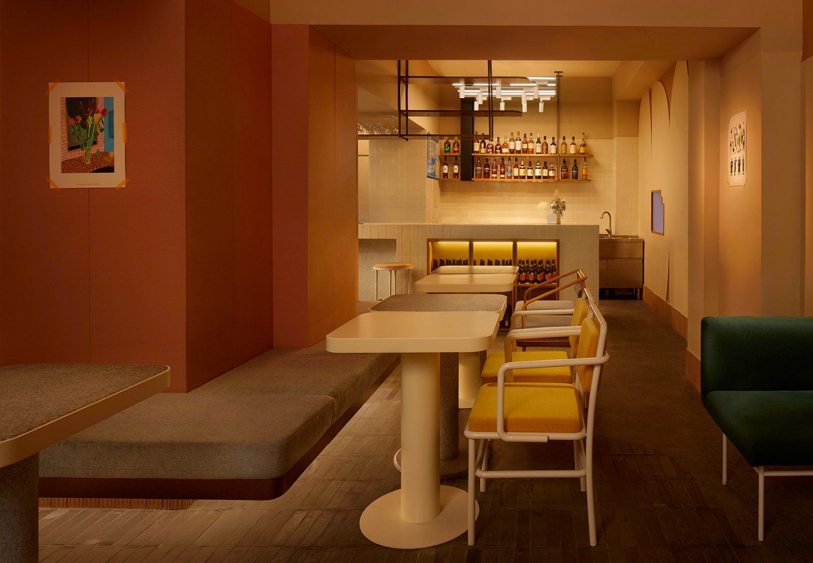 簡約清新餐飲店裝修設計-第3張圖片-上海古都建筑設計集團