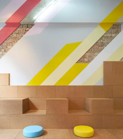 青浦區彩色系奶茶店裝修設計-第4張圖片-上海古都建筑設計集團