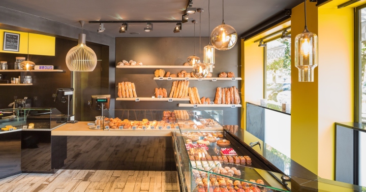 新型時(shí)尚簡(jiǎn)約蛋糕店裝修設(shè)計(jì)-第1張圖片-上海古都建筑設(shè)計(jì)集團(tuán)