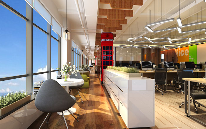 跨境電商公司辦公室裝修設計-第2張圖片-上海古都建筑設計集團