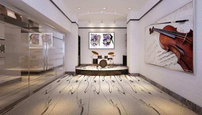 現(xiàn)代時尚琴行辦公室裝修設(shè)計-第3張圖片-上海古都建筑設(shè)計集團(tuán) 現(xiàn)代時尚琴行辦公室裝修設(shè)計-第3張圖片-上海古都建筑設(shè)計集團(tuán)