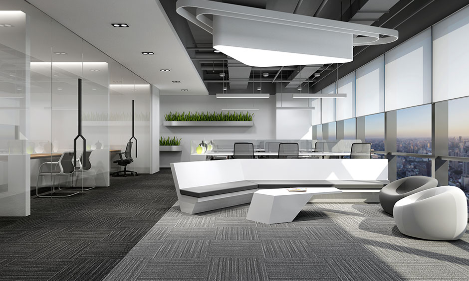 高新科技風格辦公室裝修設計-第2張圖片-上海古都建筑設計集團