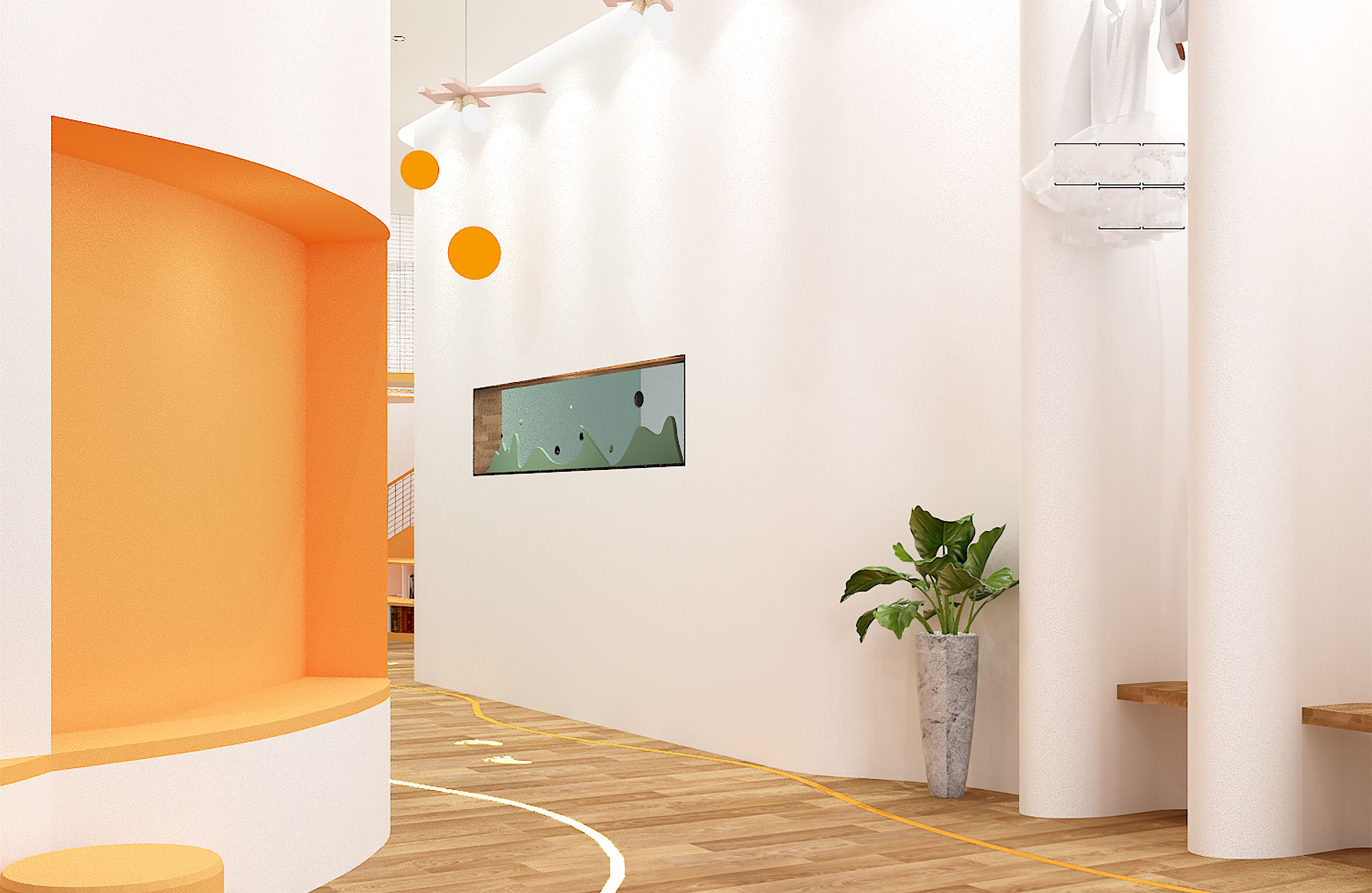 舞蹈培訓中心裝修設計-第3張圖片-上海古都建筑設計集團