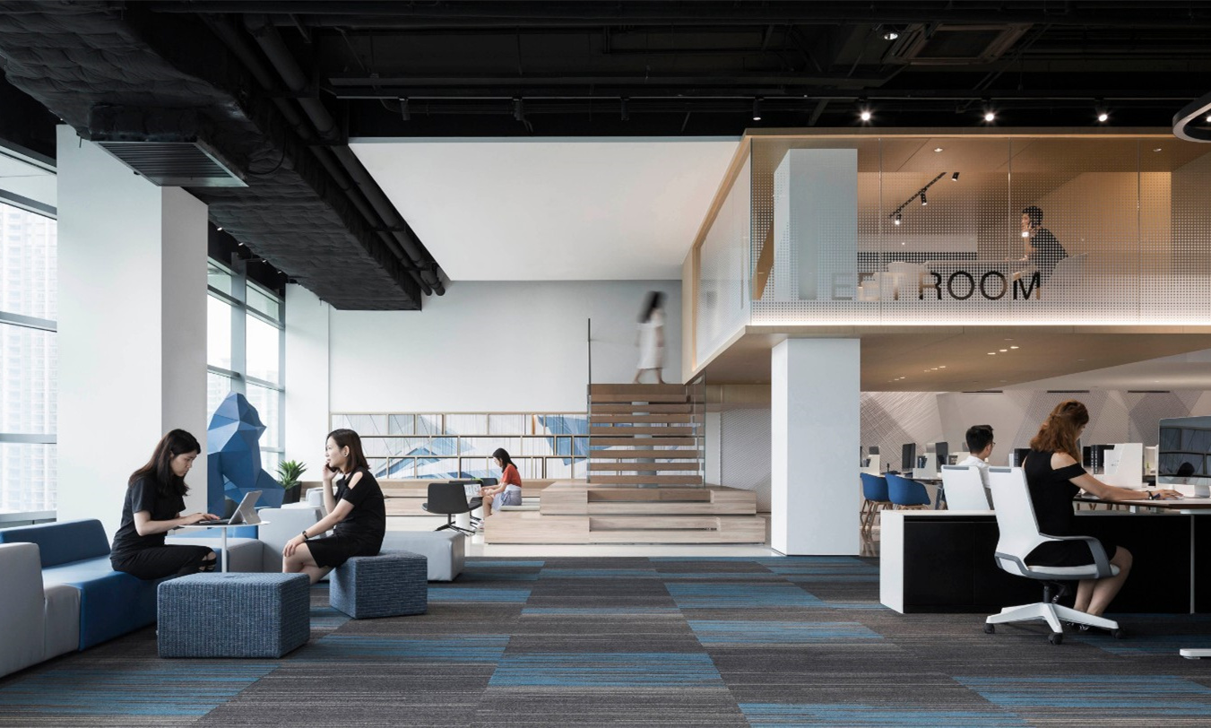 復式科技風格辦公室裝修設計-第8張圖片-上海古都建筑設計集團 復式科技風格辦公室裝修設計-第8張圖片-上海古都建筑設計集團