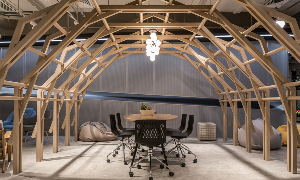 科技時尚風格辦公室裝修設計-第1張圖片-上海古都建筑設計集團