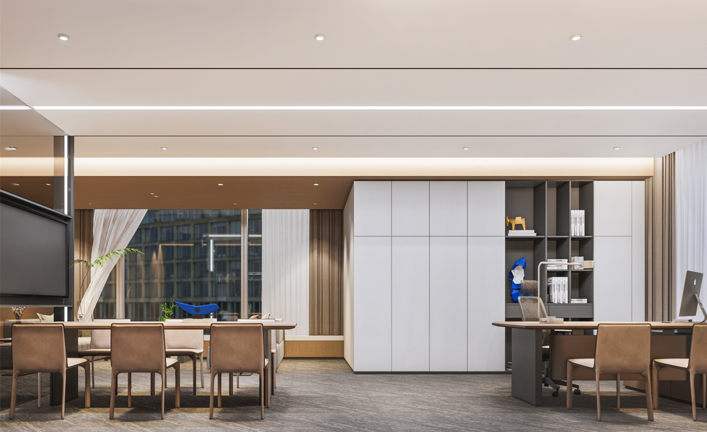 科技復式風格辦公室裝修-第1張圖片-上海古都建筑設計集團 科技復式風格辦公室裝修-第1張圖片-上海古都建筑設計集團