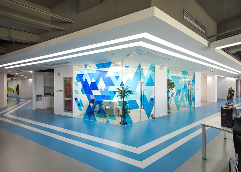 網絡科技公司辦公室裝修設計圖片-第1張圖片-上海古都建筑設計集團