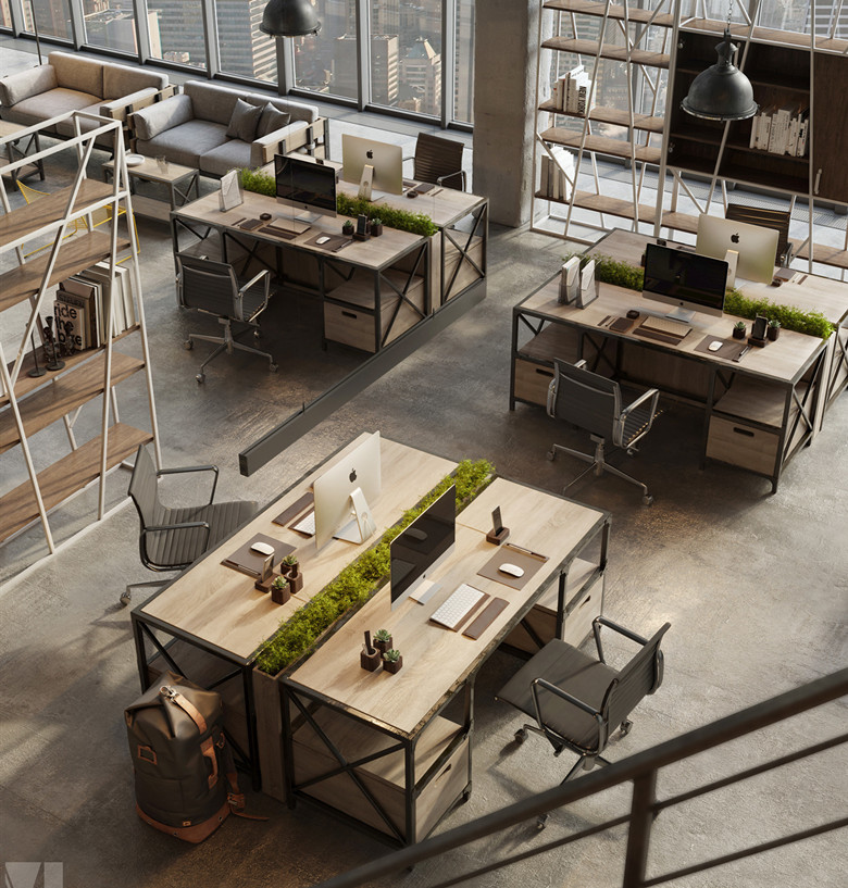 上海松江辦公室裝修6000平工業風辦公室-第6張圖片-上海古都建筑設計集團