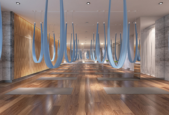 瑜伽館設計裝修效果-第1張圖片-上海古都建筑設計集團