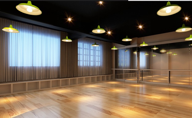 瑜伽館設計裝修效果-第3張圖片-上海古都建筑設計集團