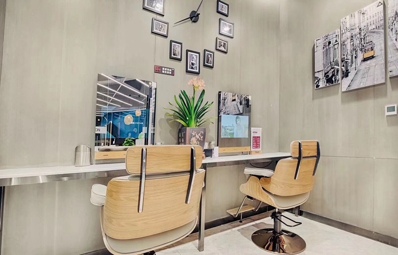 松江180平米美容美發店設計裝潢-第2張圖片-上海古都建筑設計集團