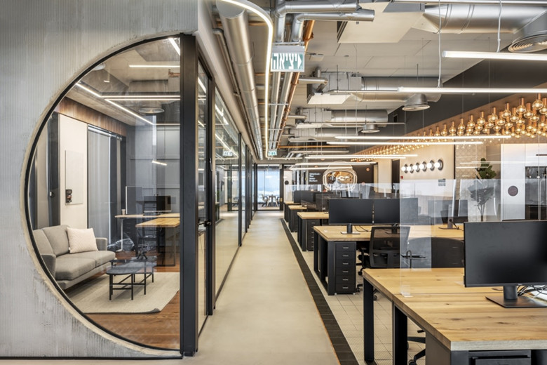 2600平米金融公司辦公樓設計裝潢效果-第4張圖片-上海古都建筑設計集團