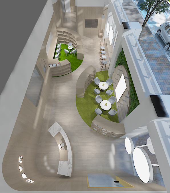 220平米教育培訓機構設計布局圖-第3張圖片-上海古都建筑設計集團