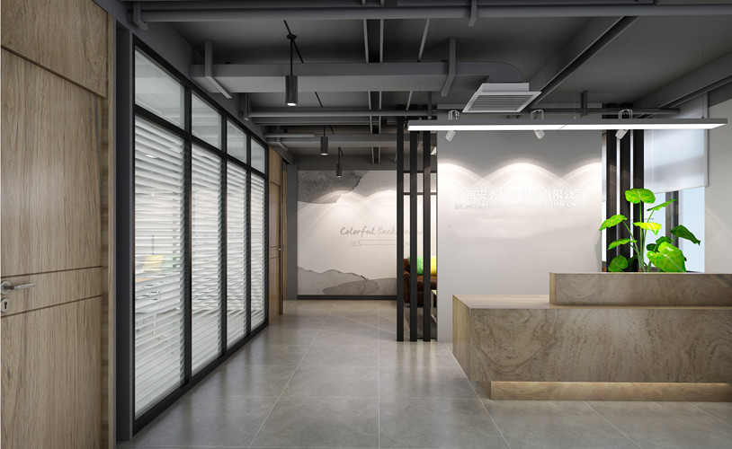 310平米工業風格辦公室設計布局-第1張圖片-上海古都建筑設計集團 310平米工業風格辦公室設計布局-第1張圖片-上海古都建筑設計集團