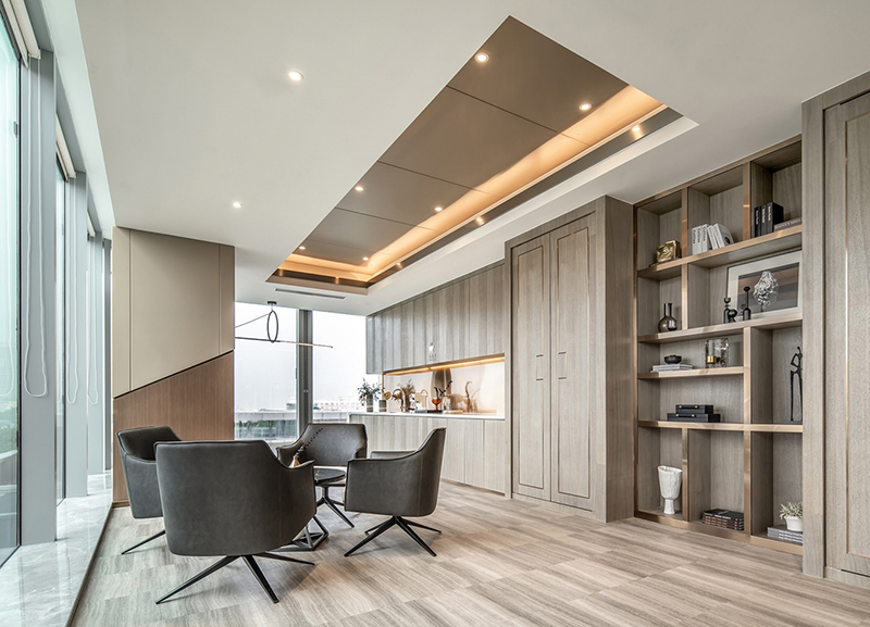 浦東新區1800平米金融企業辦公室裝修設計圖-第7張圖片-上海古都建筑設計集團