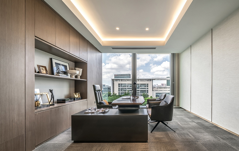 浦東新區1800平米金融企業辦公室裝修設計圖-第5張圖片-上海古都建筑設計集團