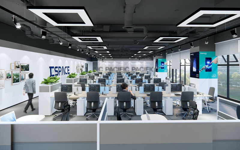 光電公司總部辦公室設計裝修項目-第3張圖片-上海古都建筑設計集團 光電公司總部辦公室設計裝修項目-第3張圖片-上海古都建筑設計集團