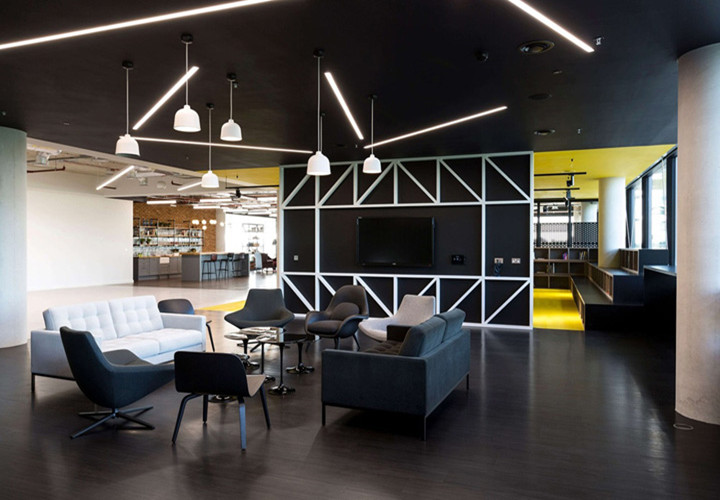 上海嘉定980平現代開放式辦公室裝潢效果-第2張圖片-上海古都建筑設計集團