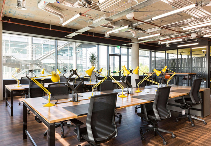 上海嘉定980平現代開放式辦公室裝潢效果-第5張圖片-上海古都建筑設計集團