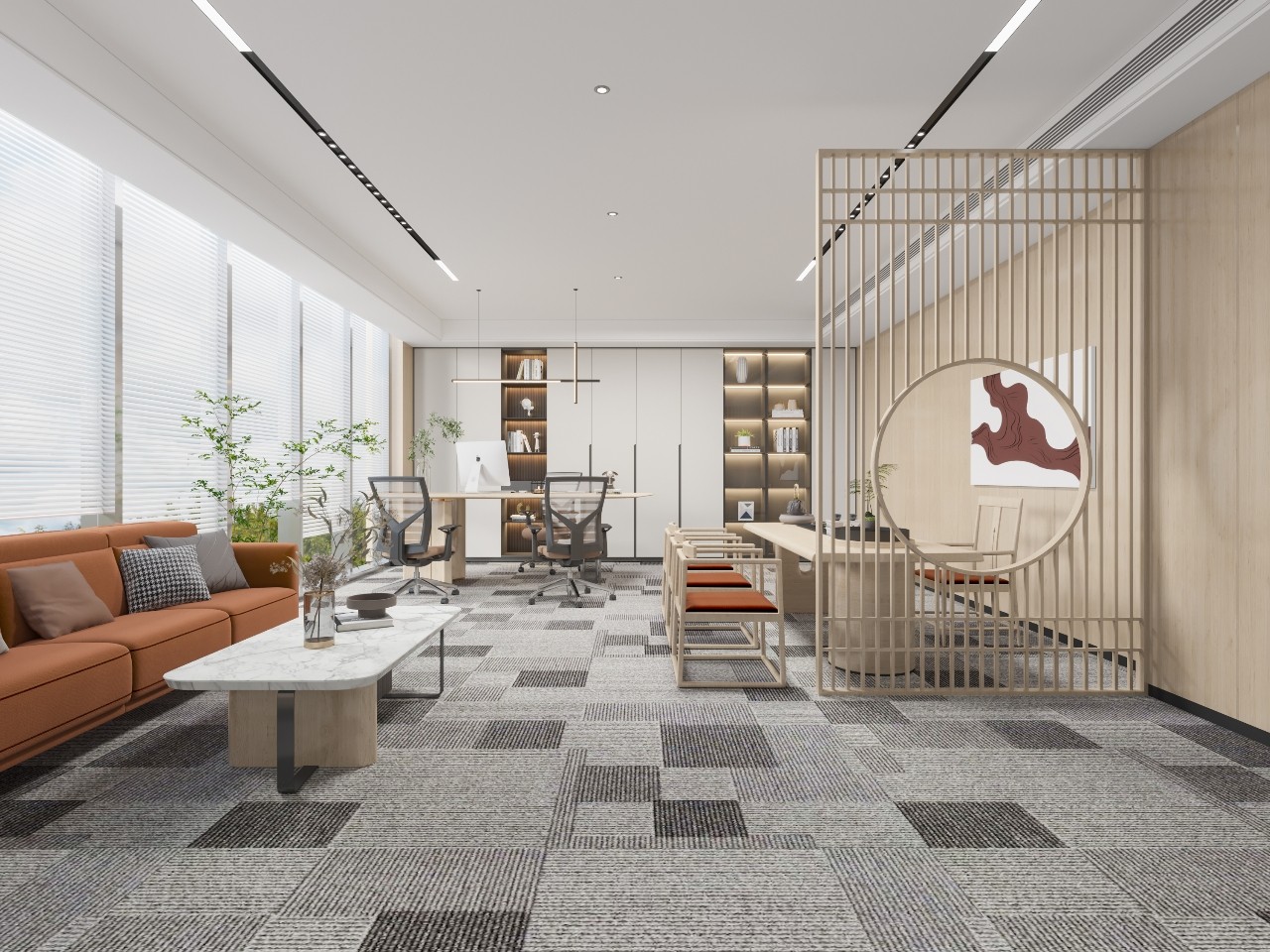 嘉定區600平米展廳設計效果-第1張圖片-上海古都建筑設計集團