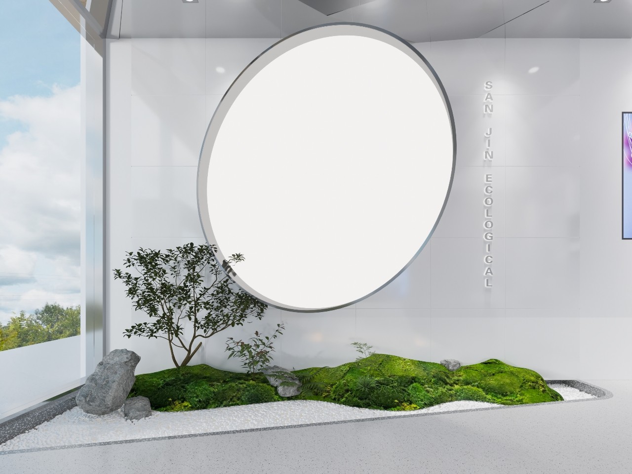 嘉定區600平米展廳設計效果-第4張圖片-上海古都建筑設計集團