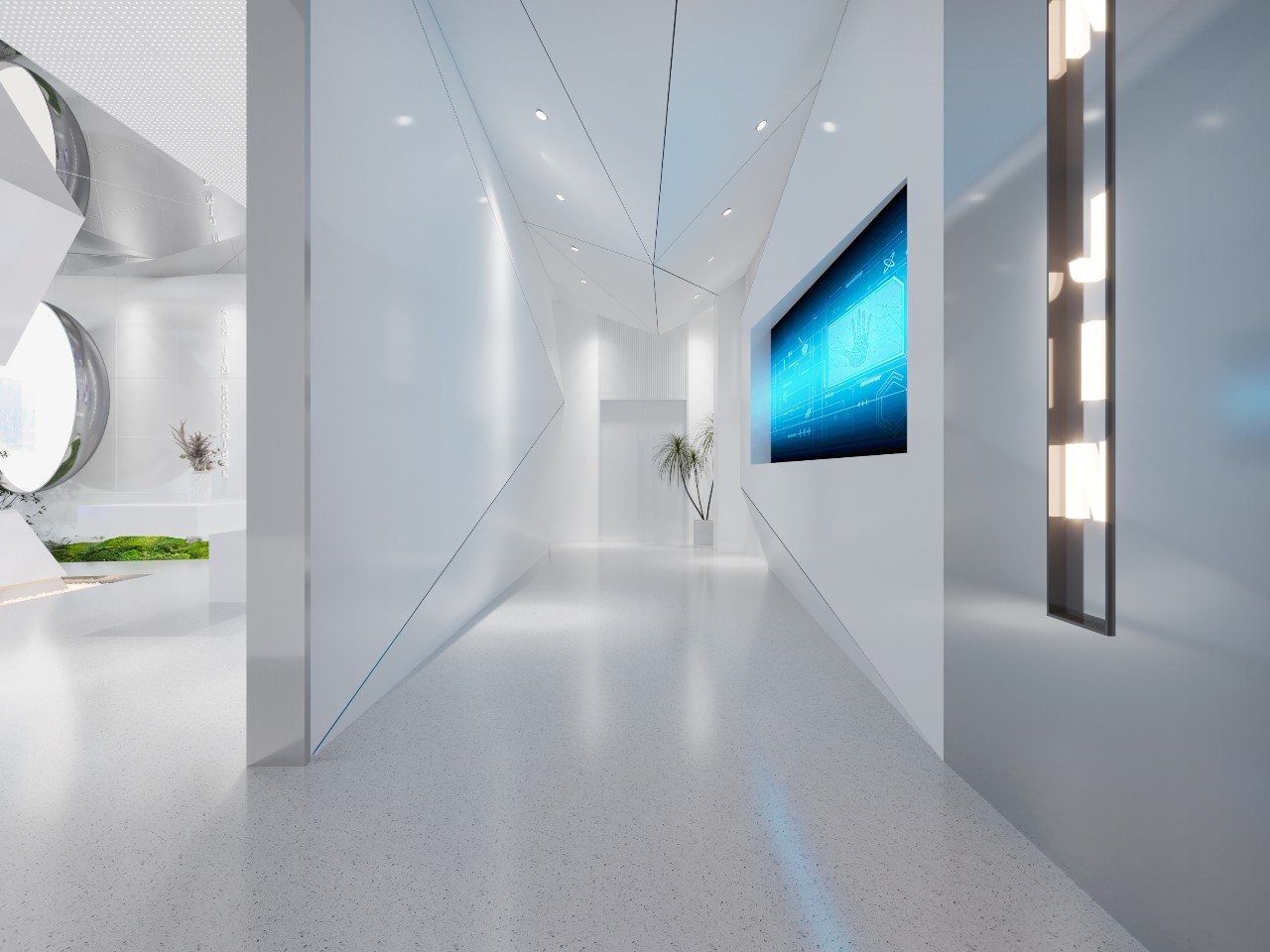 嘉定區600平米展廳設計效果-第5張圖片-上海古都建筑設計集團