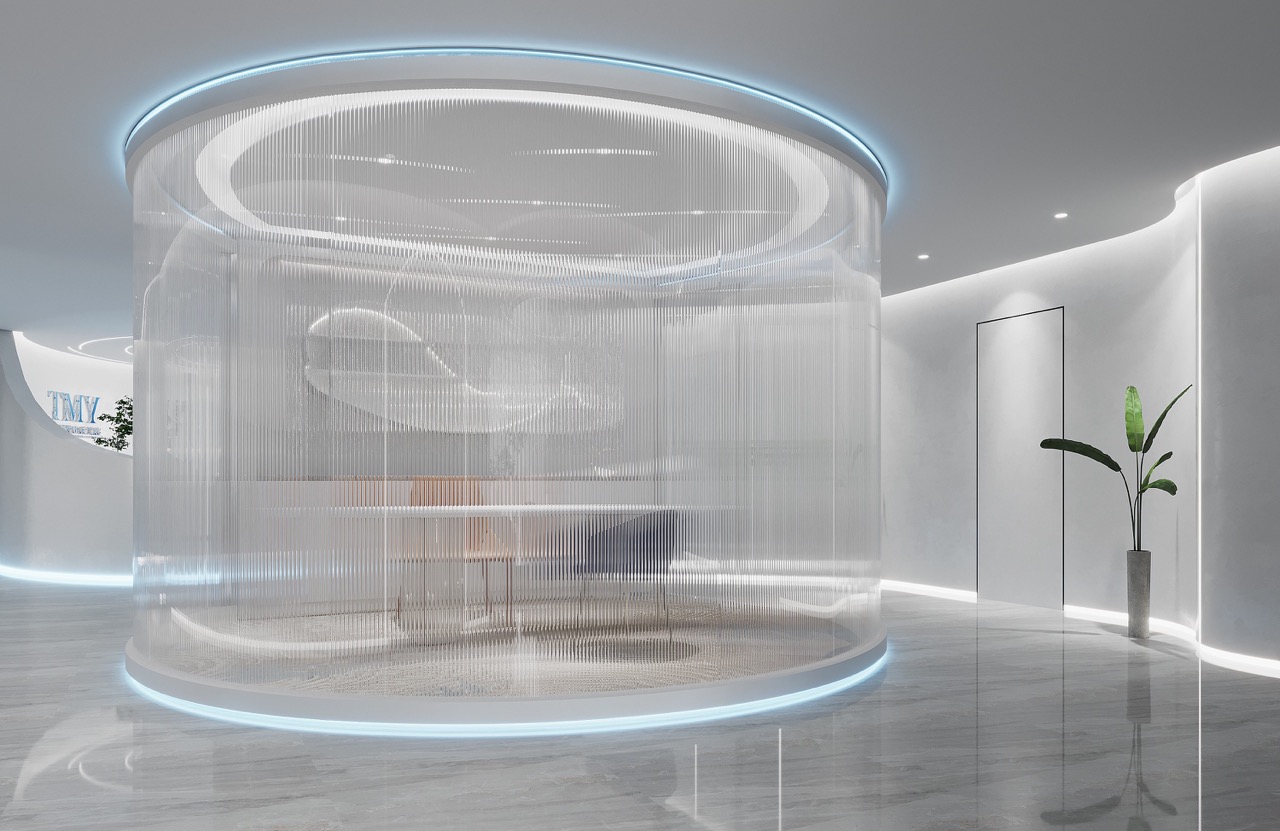 徐匯區1080平美容機構設計布局效果-第4張圖片-上海古都建筑設計集團