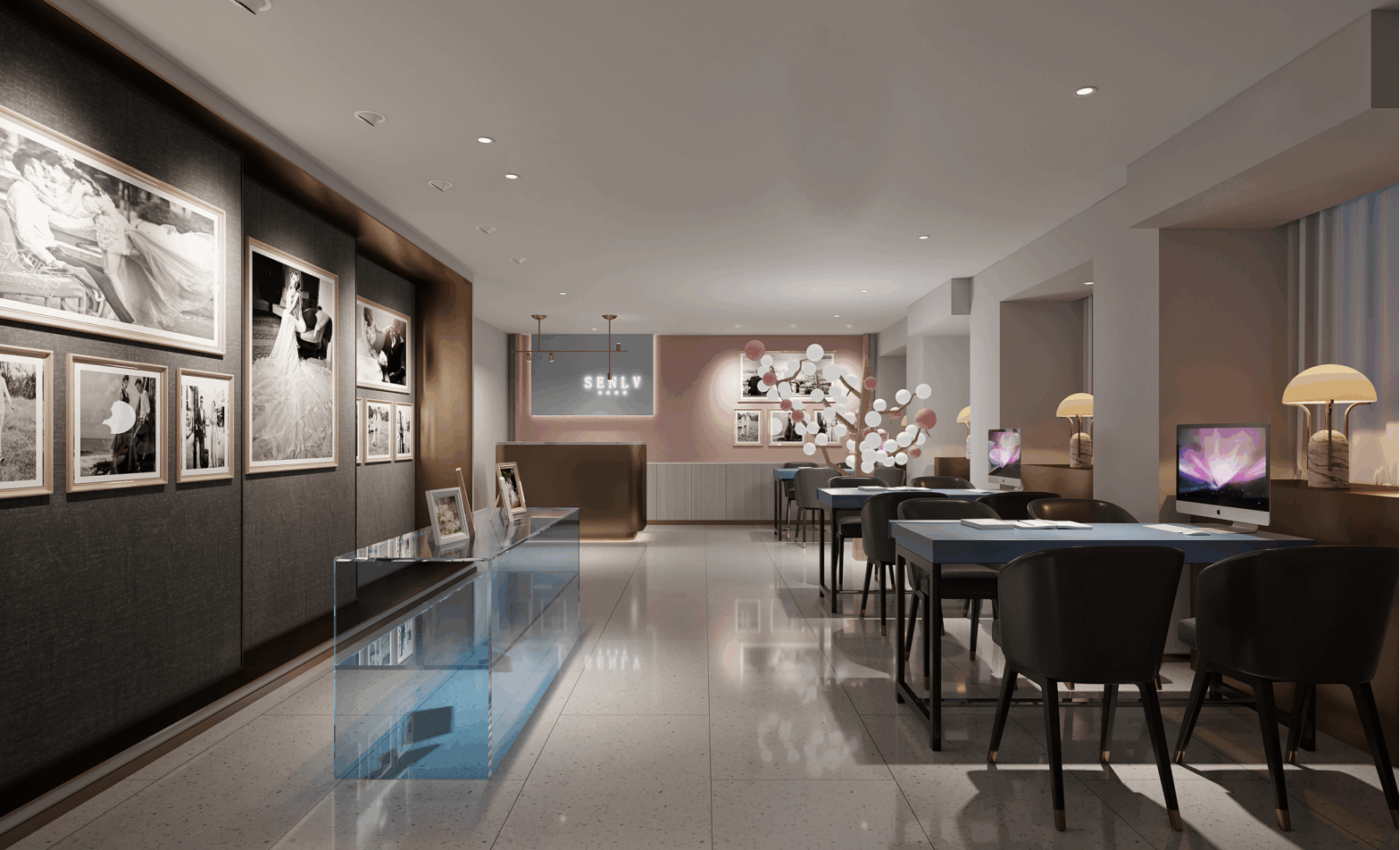 松江區1230平婚紗攝影設計布局效果-第4張圖片-上海古都建筑設計集團