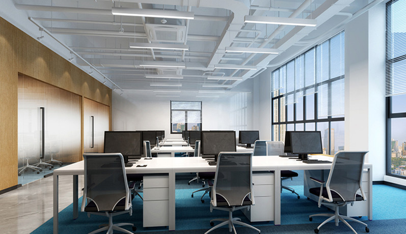 制藥藥品企業(yè)辦公樓裝修設計布局-第3張圖片-上海古都建筑設計集團