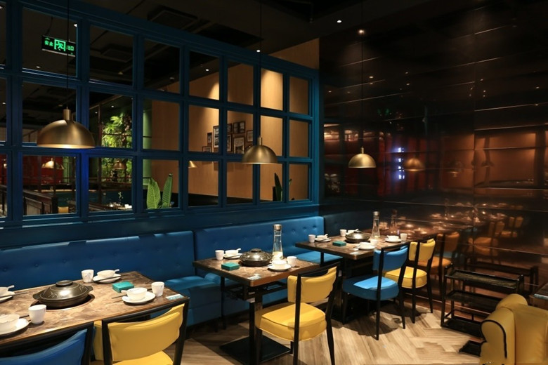 徐匯620平火鍋店設計布局方案-第2張圖片-上海古都建筑設計集團