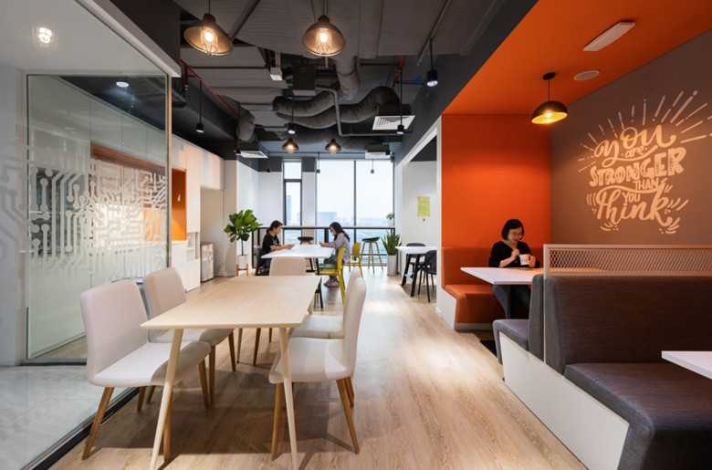 8000平網絡科技公司辦公室設計布局方案-第4張圖片-上海古都建筑設計集團 8000平網絡科技公司辦公室設計布局方案-第4張圖片-上海古都建筑設計集團