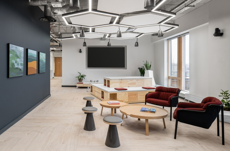 1000平數據中心公司辦公室設計布局-第1張圖片-上海古都建筑設計集團