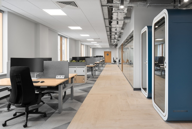 1000平數據中心公司辦公室設計布局-第2張圖片-上海古都建筑設計集團