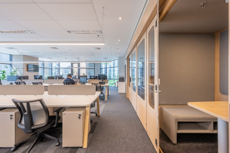 松江300平小型辦公室設計布局方案-第1張圖片-上海古都建筑設計集團 松江300平小型辦公室設計布局方案-第1張圖片-上海古都建筑設計集團