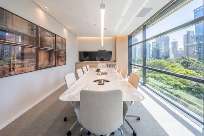 松江300平小型辦公室設計布局方案-第4張圖片-上海古都建筑設計集團 松江300平小型辦公室設計布局方案-第4張圖片-上海古都建筑設計集團