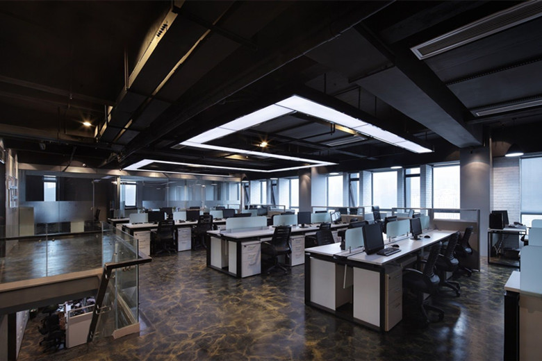 暗黑創(chuàng)意軟件公司辦公室設(shè)計(jì)布局-第1張圖片-上海古都建筑設(shè)計(jì)集團(tuán) 暗黑創(chuàng)意軟件公司辦公室設(shè)計(jì)布局-第1張圖片-上海古都建筑設(shè)計(jì)集團(tuán)