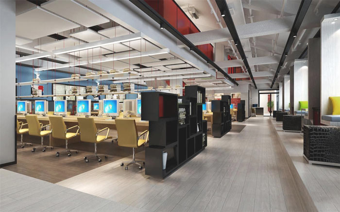 松江文化傳媒企業辦公室設計方案-第1張圖片-上海古都建筑設計集團 松江文化傳媒企業辦公室設計方案-第1張圖片-上海古都建筑設計集團