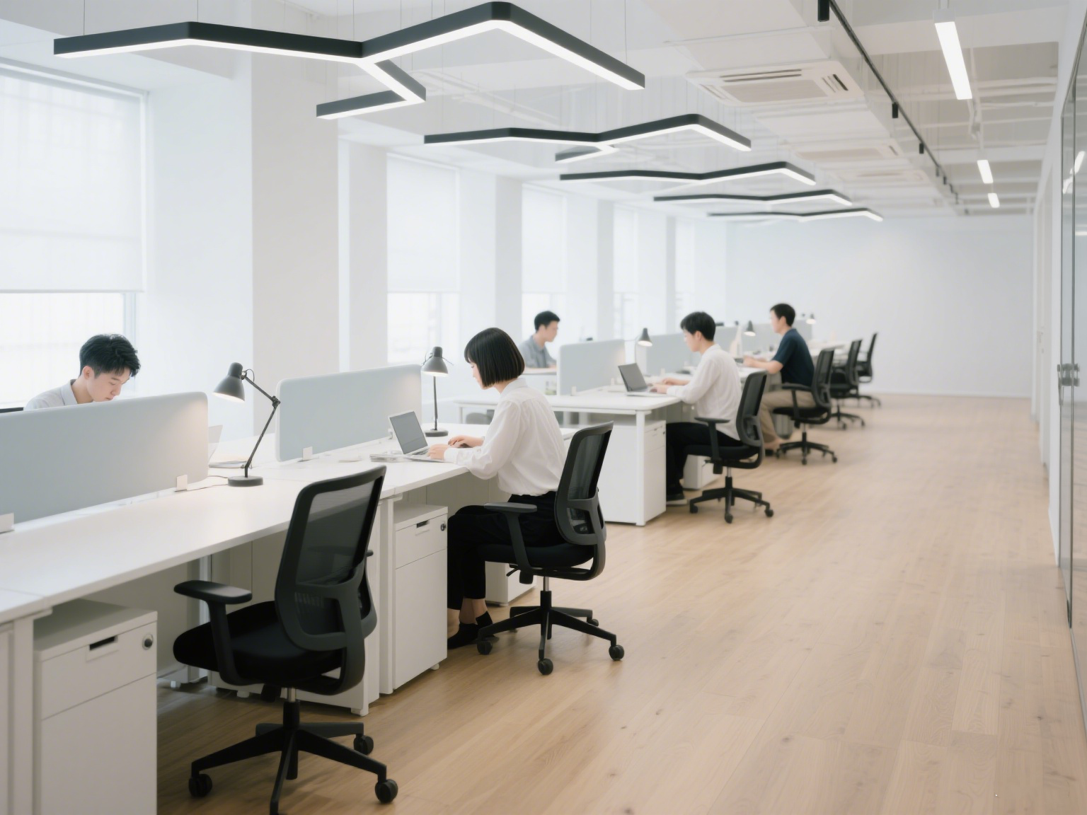 現(xiàn)代簡(jiǎn)約風(fēng)格辦公室設(shè)計(jì)布局方案-第2張圖片-上海古都建筑設(shè)計(jì)集團(tuán) 現(xiàn)代簡(jiǎn)約風(fēng)格辦公室設(shè)計(jì)布局方案-第2張圖片-上海古都建筑設(shè)計(jì)集團(tuán)